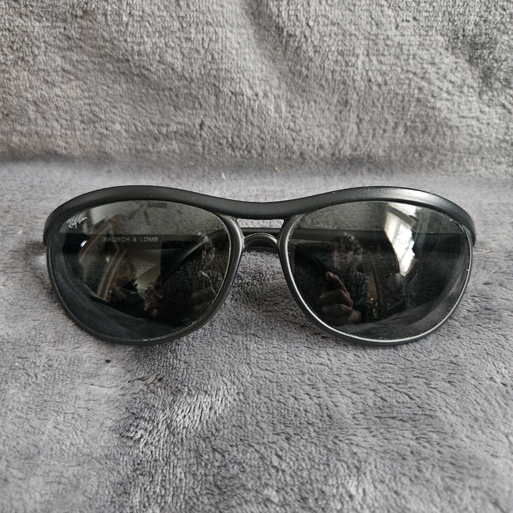 Vtg 1990s Ray Ban - Bauch and Laumb PS3 Predator Wrap Sunglasses. W1848.